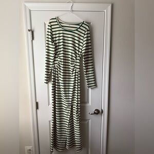 Green Striped Dress